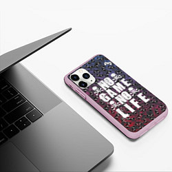 Чехол iPhone 11 Pro матовый No Game No Life, цвет: 3D-розовый — фото 2