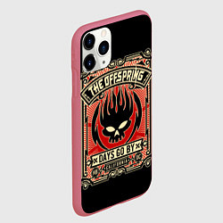 Чехол iPhone 11 Pro матовый The Offspring: Days Go By, цвет: 3D-малиновый — фото 2
