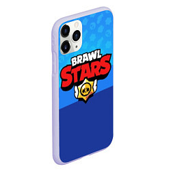 Чехол iPhone 11 Pro матовый Brawl Stars, цвет: 3D-светло-сиреневый — фото 2