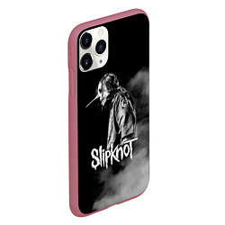 Чехол iPhone 11 Pro матовый Slipknot: Shadow Smoke, цвет: 3D-малиновый — фото 2