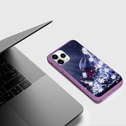 Чехол iPhone 11 Pro матовый Hollow Knight, цвет: 3D-фиолетовый — фото 2