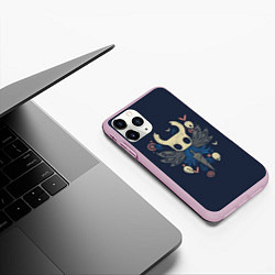 Чехол iPhone 11 Pro матовый Hollow Knight, цвет: 3D-розовый — фото 2