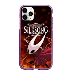 Чехол iPhone 11 Pro матовый Hollow Knight: Silksong, цвет: 3D-фиолетовый