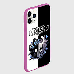 Чехол iPhone 11 Pro матовый Hollow Knight Black & White, цвет: 3D-фиолетовый — фото 2
