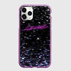 Чехол iPhone 11 Pro матовый ДЖИЗУС, цвет: 3D-фиолетовый