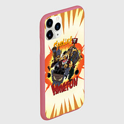Чехол iPhone 11 Pro матовый Techies габен - Have Fun!, цвет: 3D-малиновый — фото 2