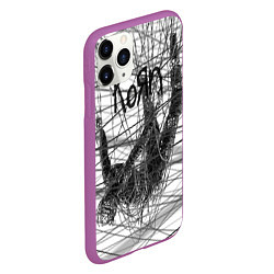 Чехол iPhone 11 Pro матовый Korn: The Nothing, цвет: 3D-фиолетовый — фото 2