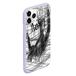 Чехол iPhone 11 Pro матовый Korn: The Nothing, цвет: 3D-светло-сиреневый — фото 2