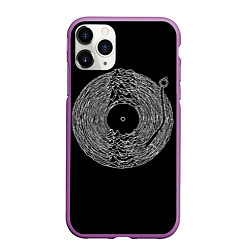 Чехол iPhone 11 Pro матовый Joy Division, цвет: 3D-фиолетовый