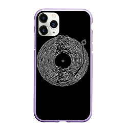 Чехол iPhone 11 Pro матовый Joy Division, цвет: 3D-светло-сиреневый