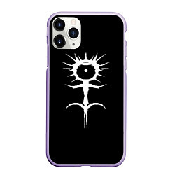 Чехол iPhone 11 Pro матовый GHOSTEMANE, цвет: 3D-светло-сиреневый