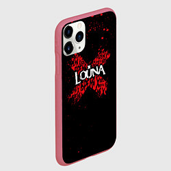 Чехол iPhone 11 Pro матовый Louna, цвет: 3D-малиновый — фото 2
