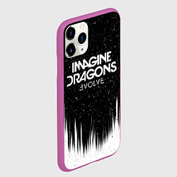 Чехол iPhone 11 Pro матовый IMAGINE DRAGONS, цвет: 3D-фиолетовый — фото 2