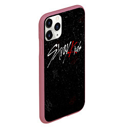 Чехол iPhone 11 Pro матовый STRAY KIDS, цвет: 3D-малиновый — фото 2