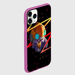 Чехол iPhone 11 Pro матовый Dota 2 Tinker, цвет: 3D-фиолетовый — фото 2