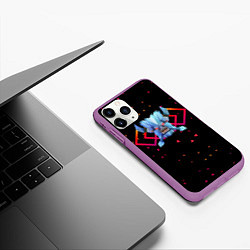 Чехол iPhone 11 Pro матовый Dota 2 - Spirit Breaker, цвет: 3D-фиолетовый — фото 2