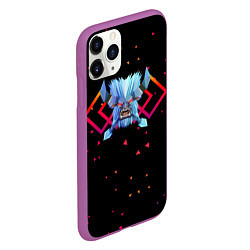 Чехол iPhone 11 Pro матовый Dota 2 - Spirit Breaker, цвет: 3D-фиолетовый — фото 2