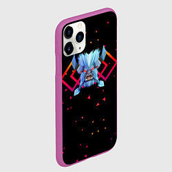 Чехол iPhone 11 Pro матовый Dota 2 - Spirit Breaker, цвет: 3D-фиолетовый — фото 2