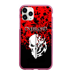 Чехол iPhone 11 Pro матовый OVERLORD, цвет: 3D-малиновый