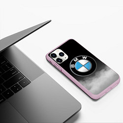 Чехол iPhone 11 Pro матовый BMW, цвет: 3D-розовый — фото 2