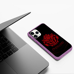 Чехол iPhone 11 Pro матовый Overlord, цвет: 3D-фиолетовый — фото 2