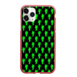 Чехол iPhone 11 Pro матовый Billie Eilish: Acid Pattern