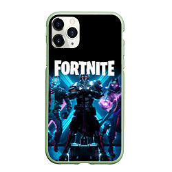 Чехол iPhone 11 Pro матовый FORTNITE 10 СЕЗОН, цвет: 3D-салатовый