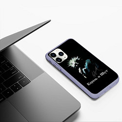 Чехол iPhone 11 Pro матовый Король и Шут: автограф, цвет: 3D-светло-сиреневый — фото 2