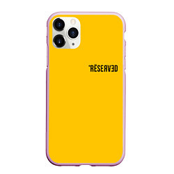 Чехол iPhone 11 Pro матовый BILLIE EILISH: Reverse, цвет: 3D-розовый