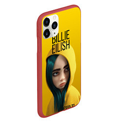 Чехол iPhone 11 Pro матовый BILLIE EILISH: Yellow Girl, цвет: 3D-красный — фото 2