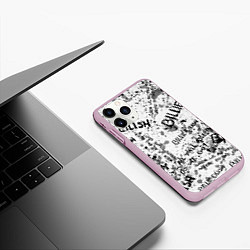 Чехол iPhone 11 Pro матовый BILLIE EILISH: Where Do We Go, цвет: 3D-розовый — фото 2