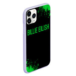 Чехол iPhone 11 Pro матовый Billie Eilish, цвет: 3D-светло-сиреневый — фото 2