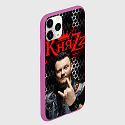 Чехол iPhone 11 Pro матовый Князь Анархия спина, цвет: 3D-фиолетовый — фото 2