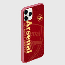 Чехол iPhone 11 Pro матовый Арсенал, цвет: 3D-малиновый — фото 2
