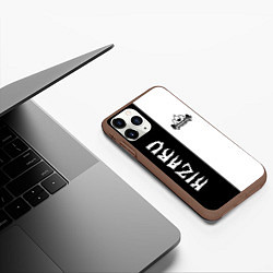 Чехол iPhone 11 Pro матовый KIZARU, цвет: 3D-коричневый — фото 2