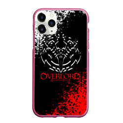 Чехол iPhone 11 Pro матовый Overlord, цвет: 3D-малиновый