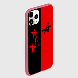 Чехол iPhone 11 Pro матовый АлисА, цвет: 3D-малиновый — фото 2