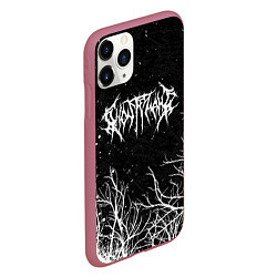 Чехол iPhone 11 Pro матовый GHOSTEMANE, цвет: 3D-малиновый — фото 2