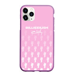 Чехол iPhone 11 Pro матовый Billie Eilish, цвет: 3D-фиолетовый