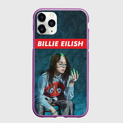 Чехол iPhone 11 Pro матовый Ноготки Билли, цвет: 3D-фиолетовый