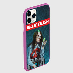 Чехол iPhone 11 Pro матовый Ноготки Билли, цвет: 3D-фиолетовый — фото 2