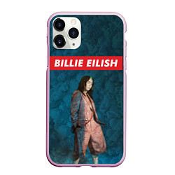 Чехол iPhone 11 Pro матовый BILLIE EILISH, цвет: 3D-розовый