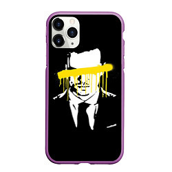 Чехол iPhone 11 Pro матовый Sherlock, цвет: 3D-фиолетовый