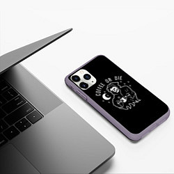Чехол iPhone 11 Pro матовый Coffee, цвет: 3D-серый — фото 2