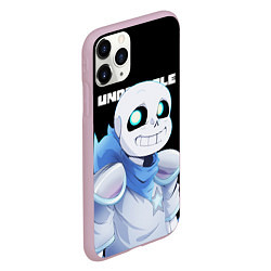 Чехол iPhone 11 Pro матовый UNDERTALE, цвет: 3D-розовый — фото 2