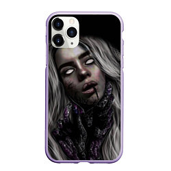 Чехол iPhone 11 Pro матовый BILLIE EILISH, цвет: 3D-светло-сиреневый