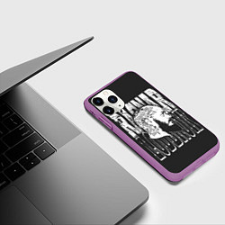 Чехол iPhone 11 Pro матовый Vikings, цвет: 3D-фиолетовый — фото 2