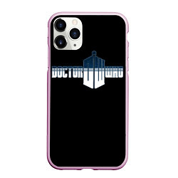 Чехол iPhone 11 Pro матовый Doctor Who, цвет: 3D-розовый
