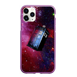 Чехол iPhone 11 Pro матовый Doctor Who, цвет: 3D-фиолетовый