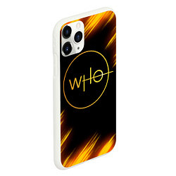 Чехол iPhone 11 Pro матовый DOCTOR WHO, цвет: 3D-белый — фото 2